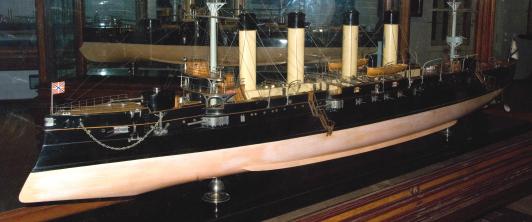 Модель броненого крейсера Баян, Военно-морской музей