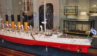 Военно-морской музей, Модель  крейсера Варяг