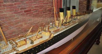Военно-морской музей, Модель парохода Херсон (крейсер Лена)