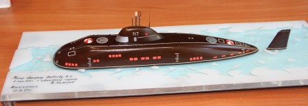 Реcтаврация модели подводной лодки пр. 671 Ёрш.