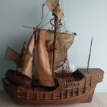 Ремонт и реставрация моделей кораблей. Каракка Санта-Мария.