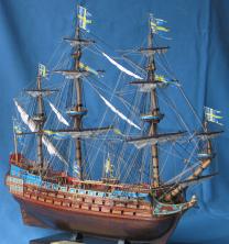 Модель корабля Vasa. Параметры.