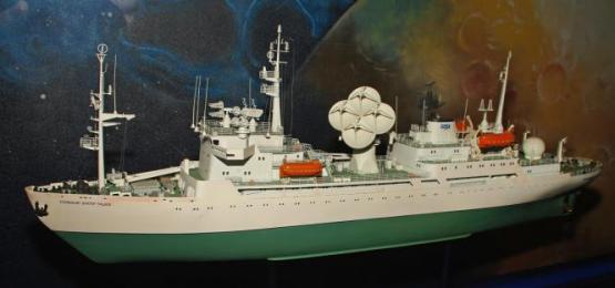 Авторская модель судна «Космонавт  Виктор Пацаев»