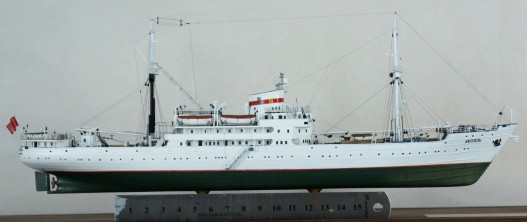 Авторская модель судна Витязь