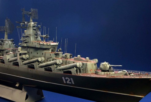 Модель ракетного крейсера Авторская Москва 5