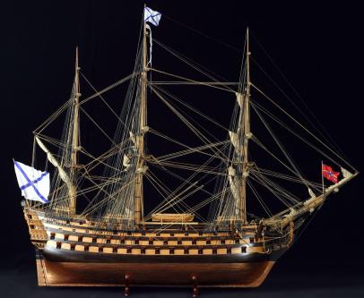 Авторская модель корабля Иоанн Креститель типа Чесма 