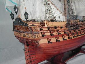 авторская  модель корабля Победоносец ручной работы