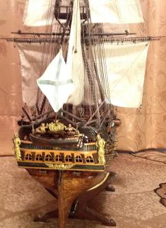 модель корабля Трёх Иерархов ручной работы