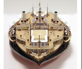 Авторская модель яхты Ливадия 5 ЦВММ